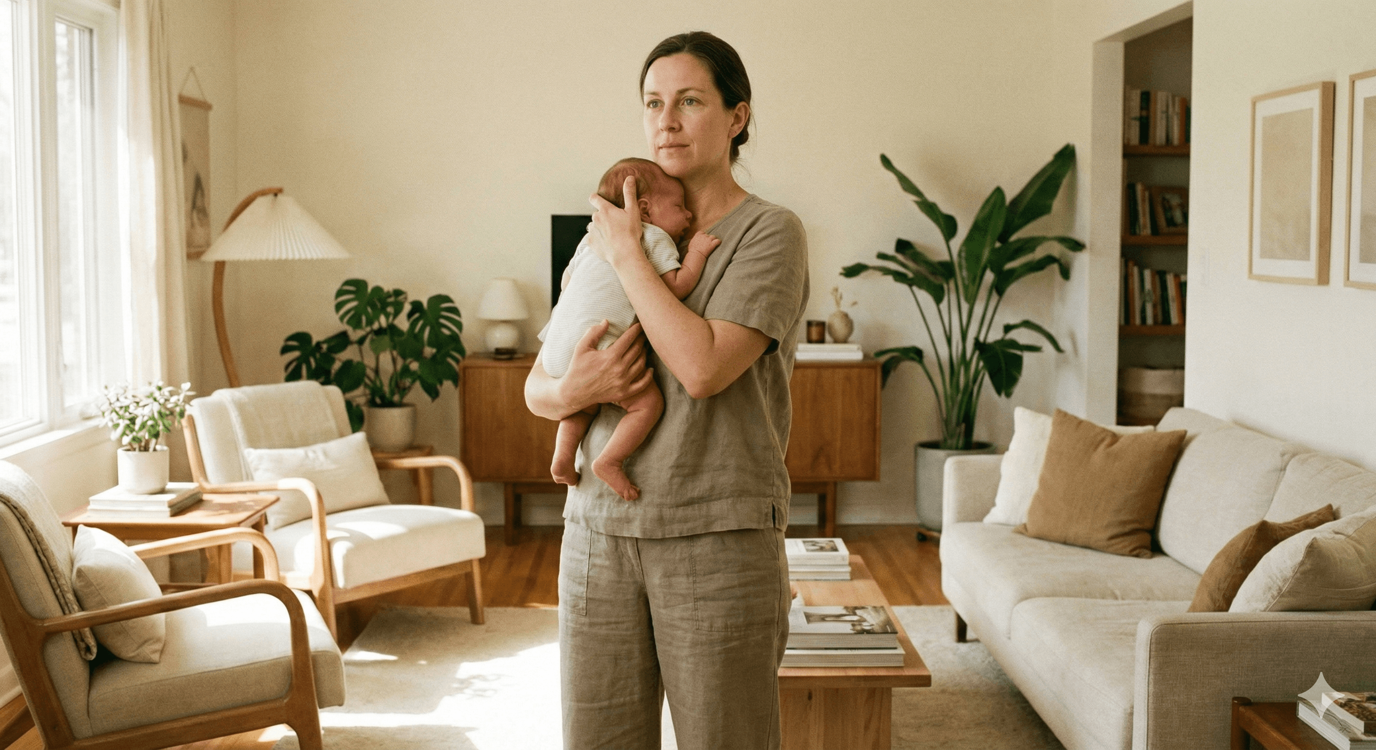 Nanny distracted by phone — Everything is fine